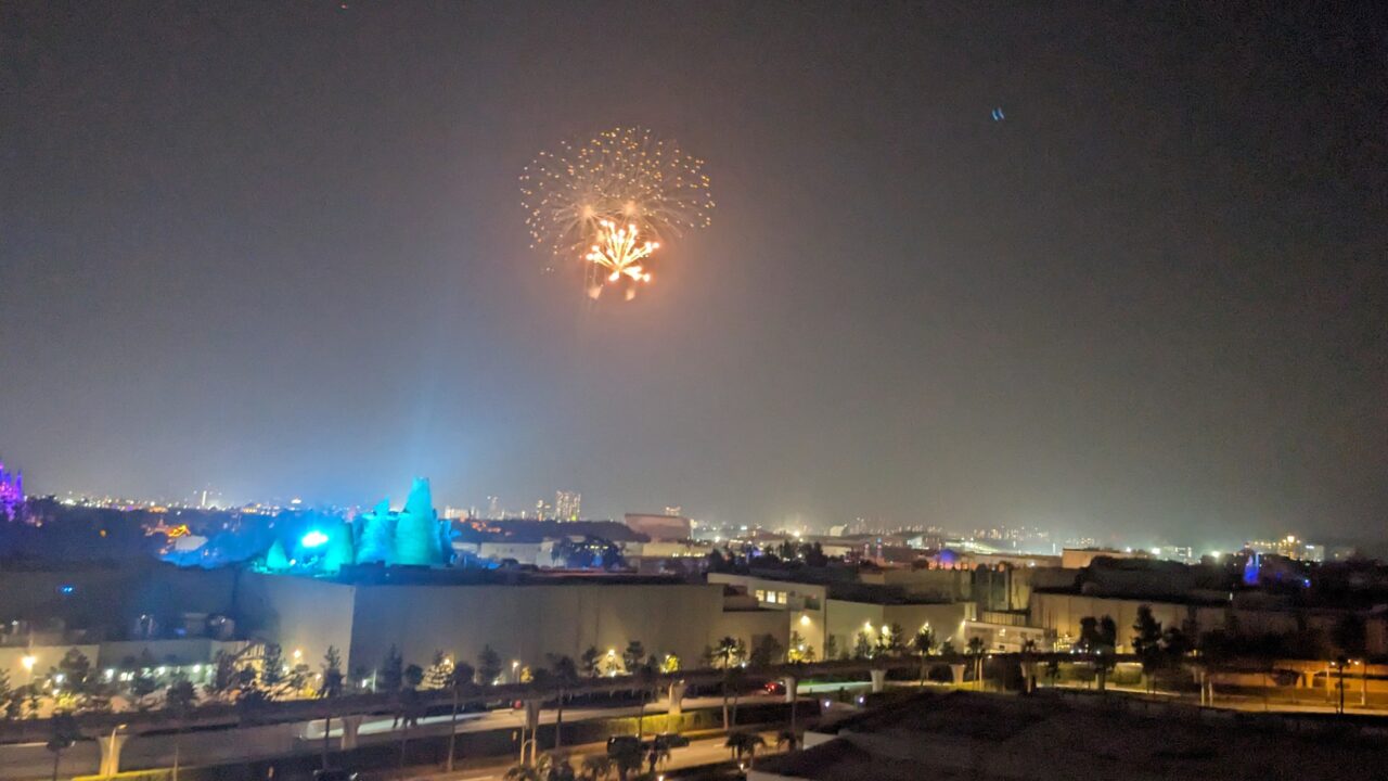 夜の花火