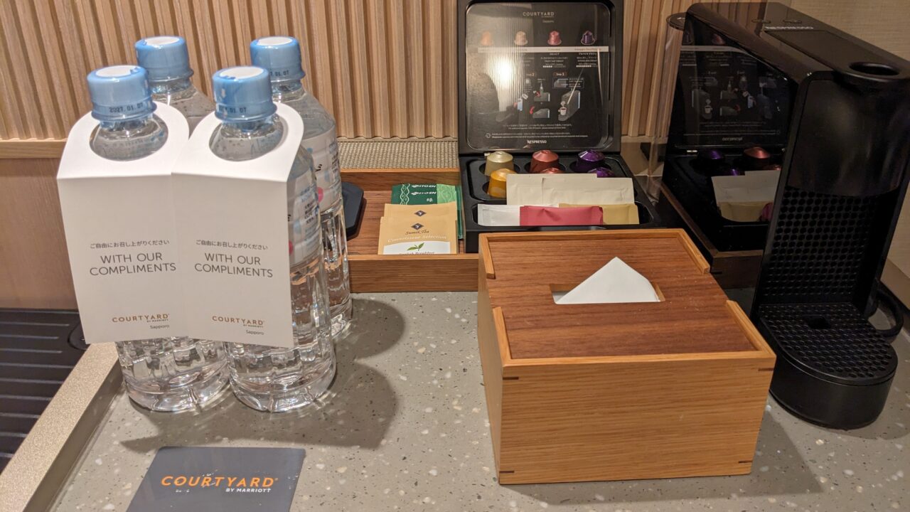 お水、エスプレッソマシン